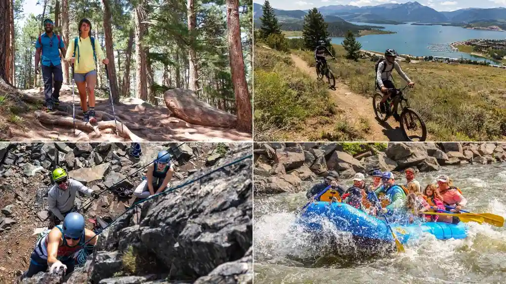Close up on a plate of mashed potatoes, topped with baked pork chops with cream of mushroom soup, and a side of green beans.